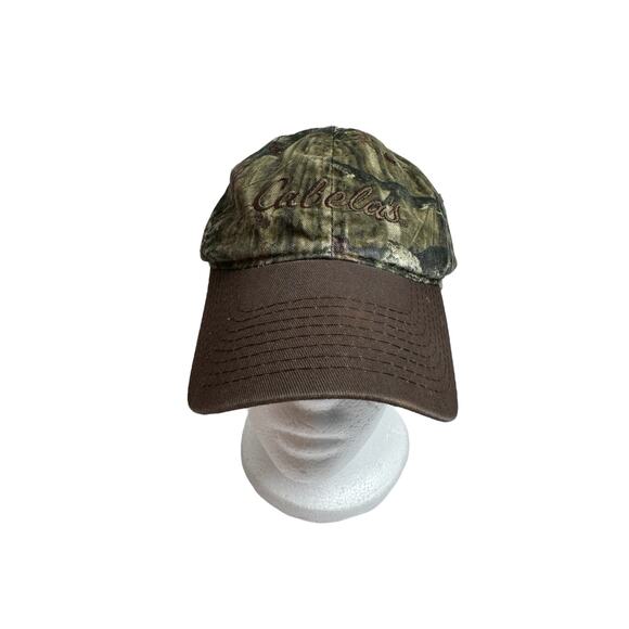 CABELAS Real Camo Hunting Outdoor Cap One Size Adult Breakup Brown Green - Picture 1 of 8